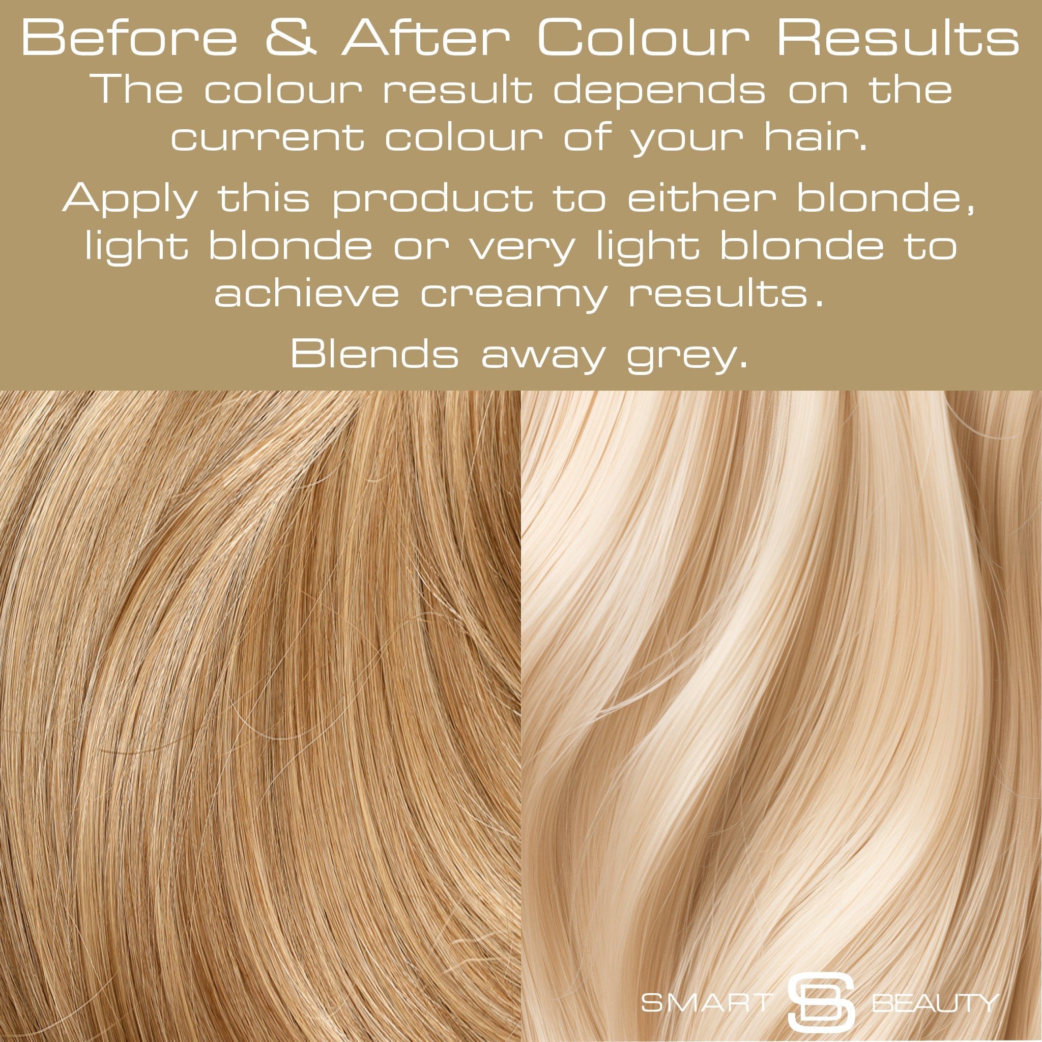Creamy Blonde Hair Dye with added Plex Hair Care Conditioner, Permanent Hair Color