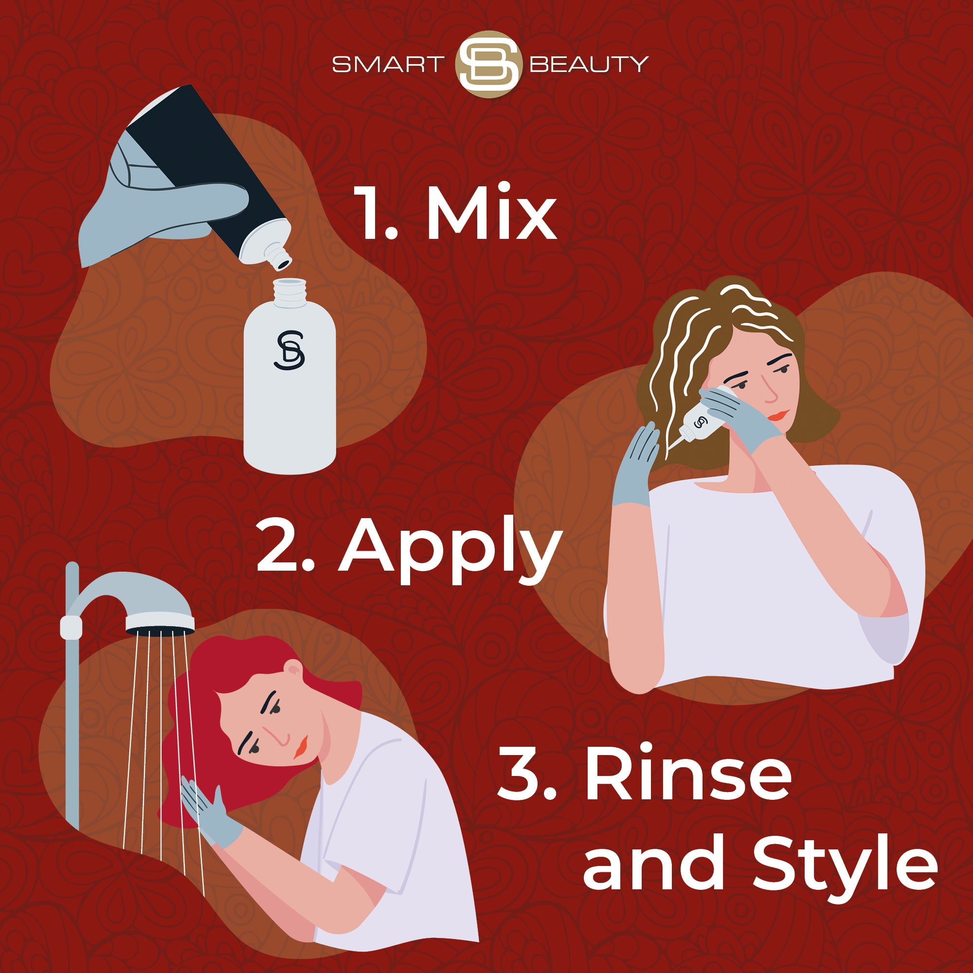 Hollywood Red Hair Dye with Added Plex Hair Care Conditioner, Permanent Hair Color