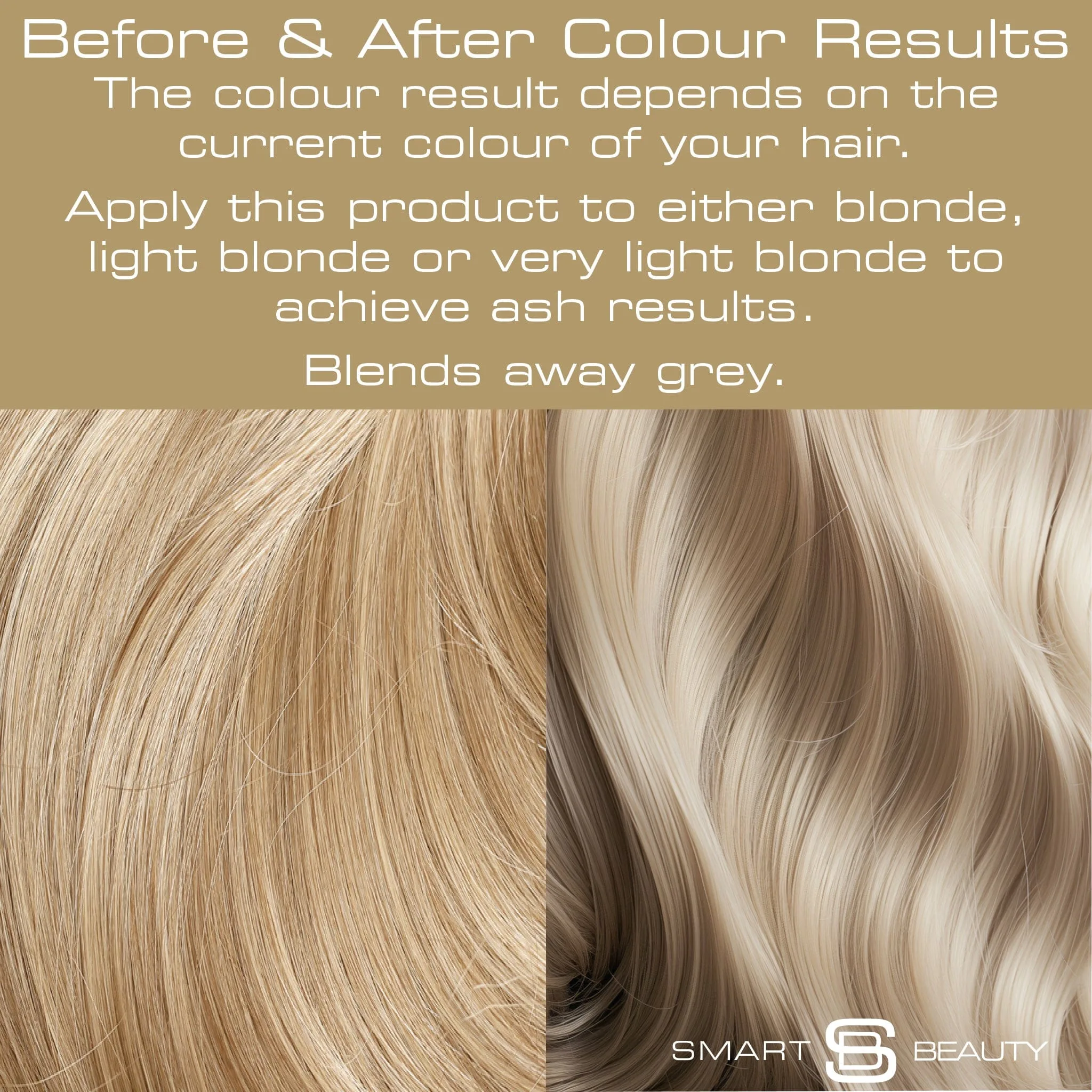 Ash Blonde Hair Dye Permanent with added Plex anti Hair breakage technology, Vegan & Cruelty-Free | Smart Beauty - Image 8