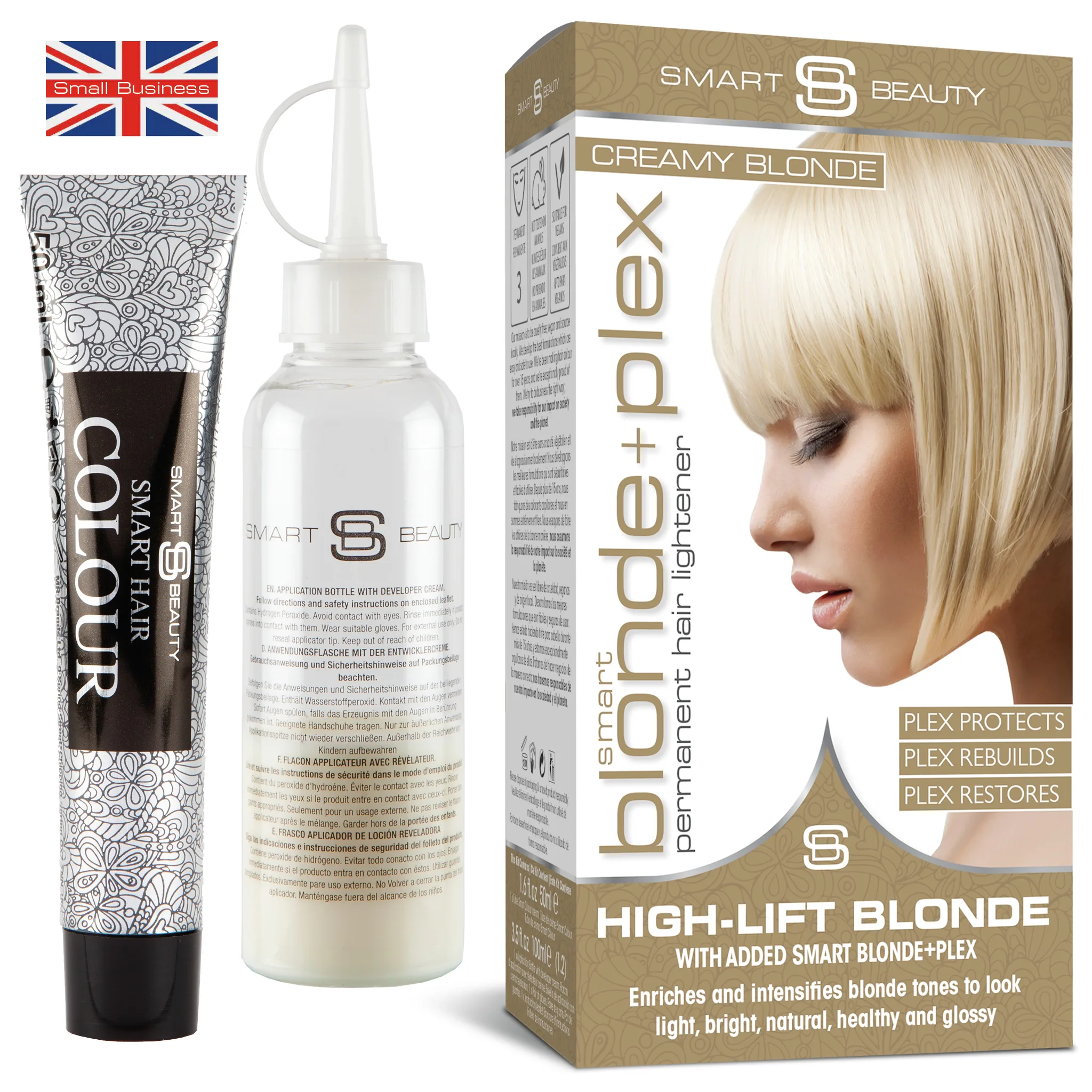 smart beauty creamy blonde hair dye