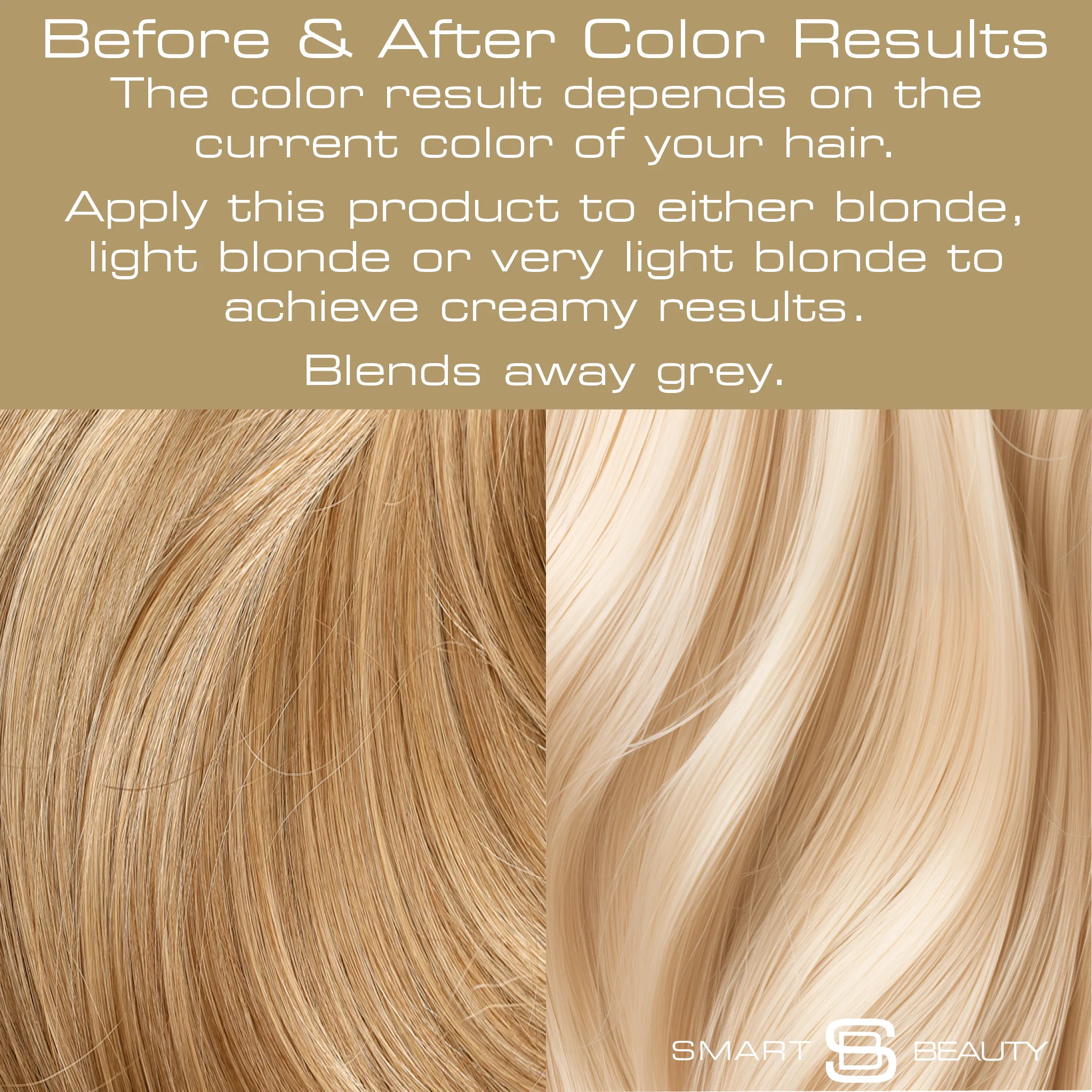 smart beauty creamy blonde hair dye