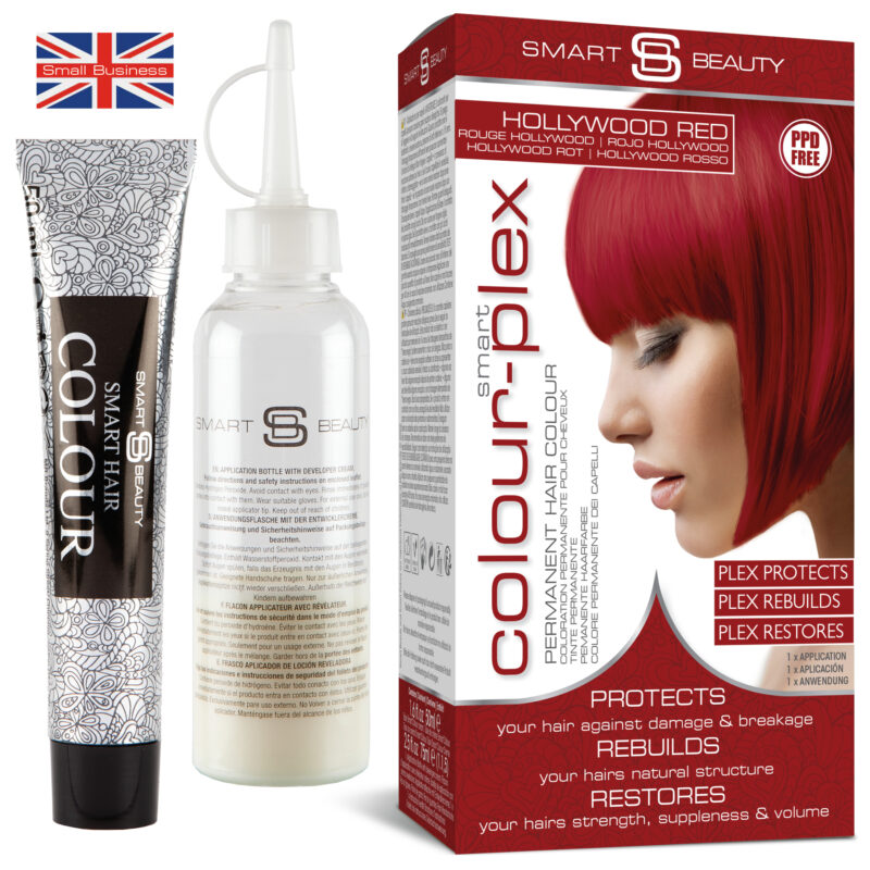 smart beauty permanent holywood red hair dye