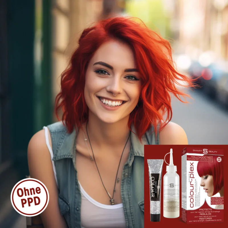 smart beauty permanent holywood red hair dye