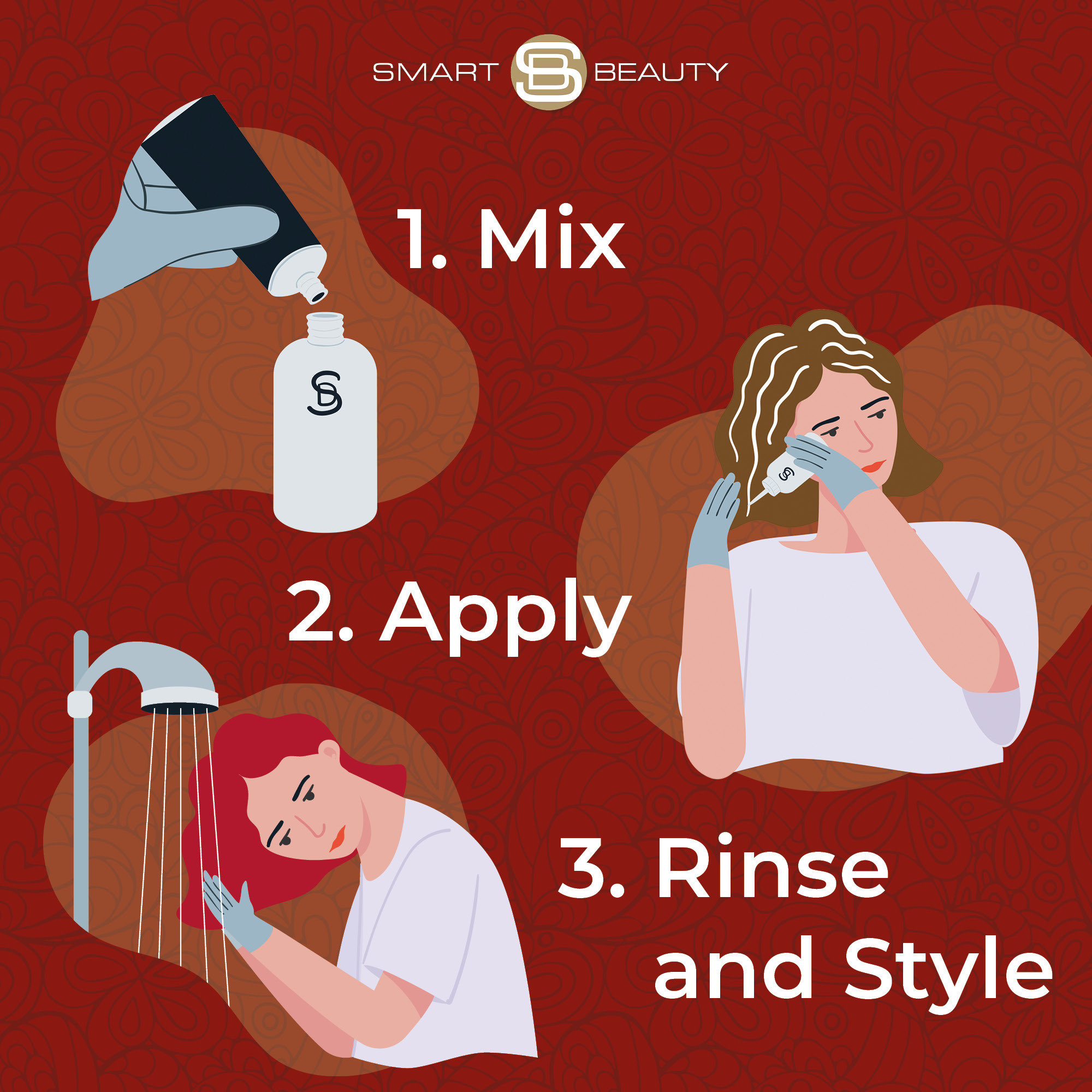 Hollywood Red Hair Dye Permanent with added Plex anti Hair breakage technology, Vegan & Cruelty-Free | Smart Beauty - Image 7