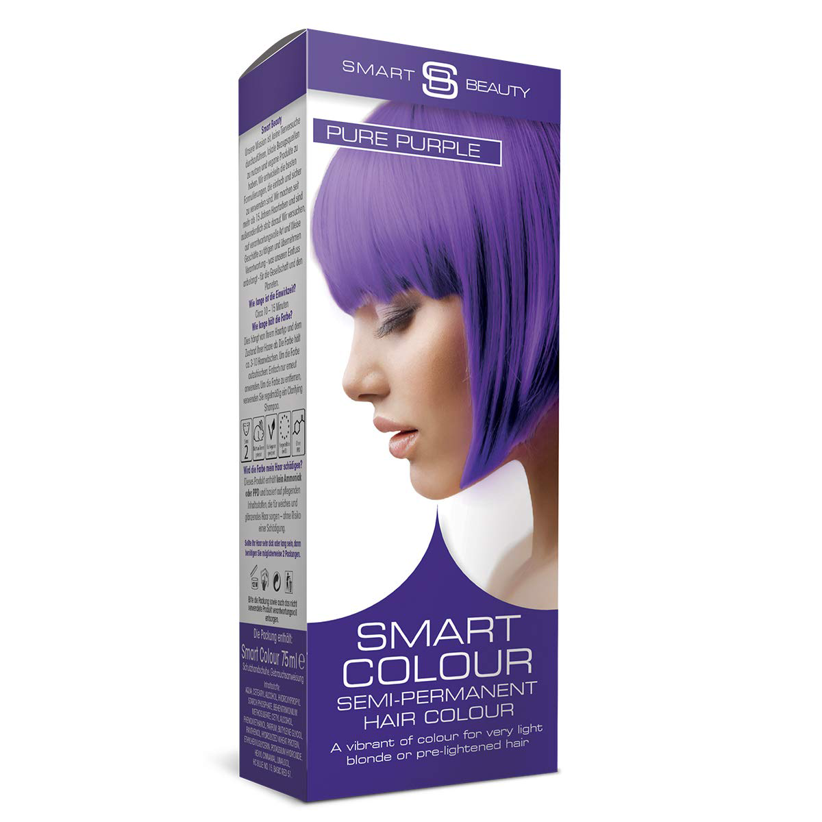 Pure Purple Semi-Permanent Hair Dye