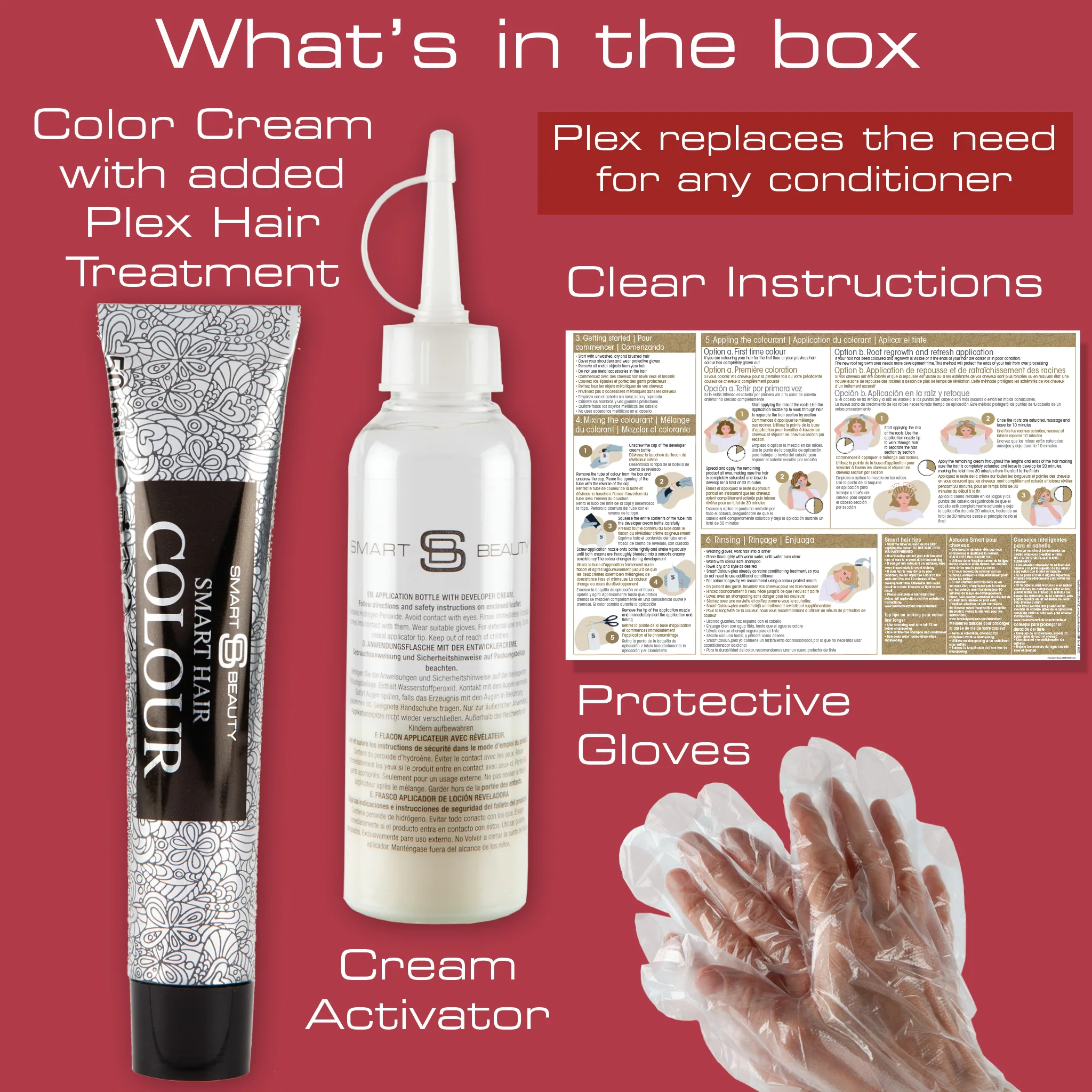 Metallic Rose Gold Hair Dye