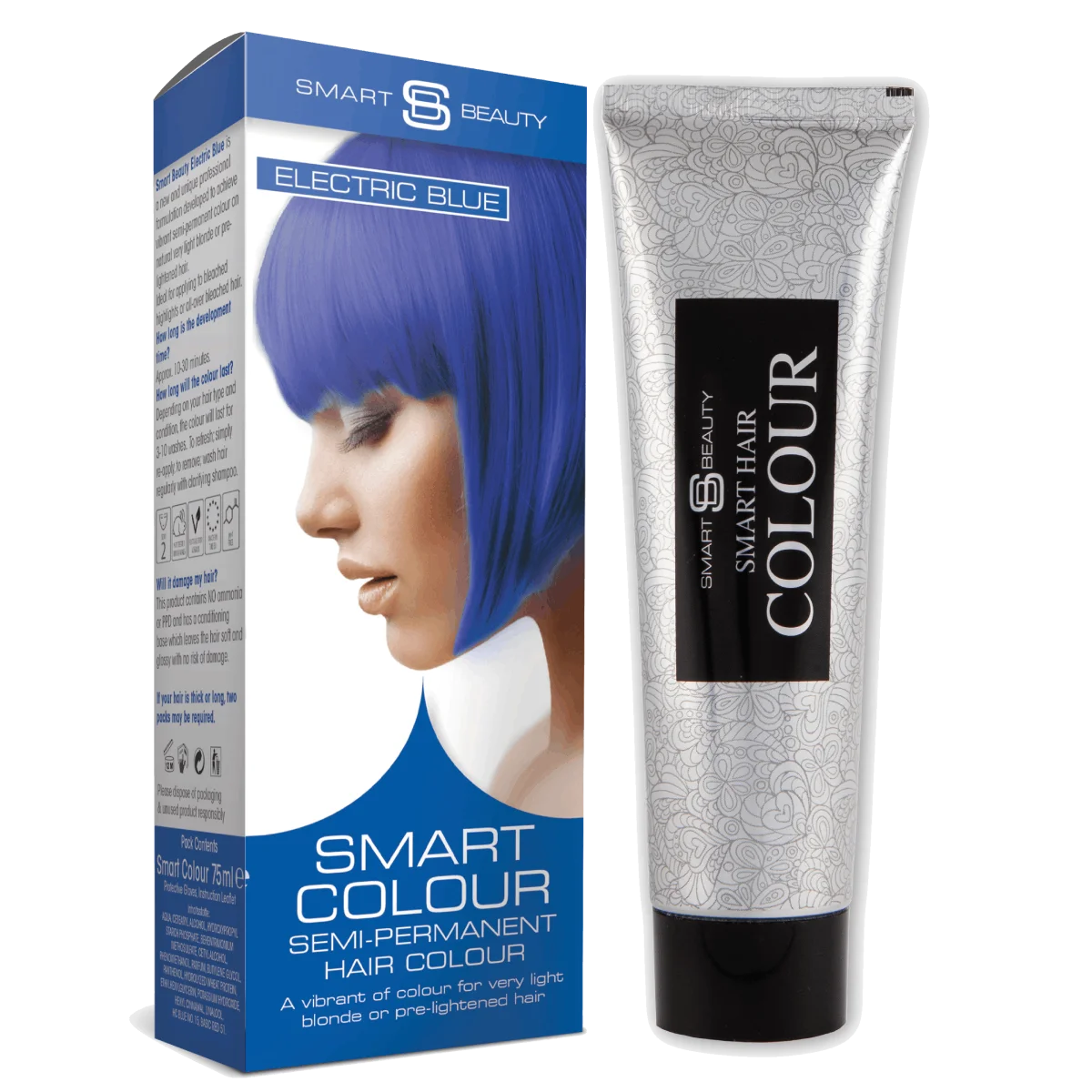 SB Electric Blue hair dye