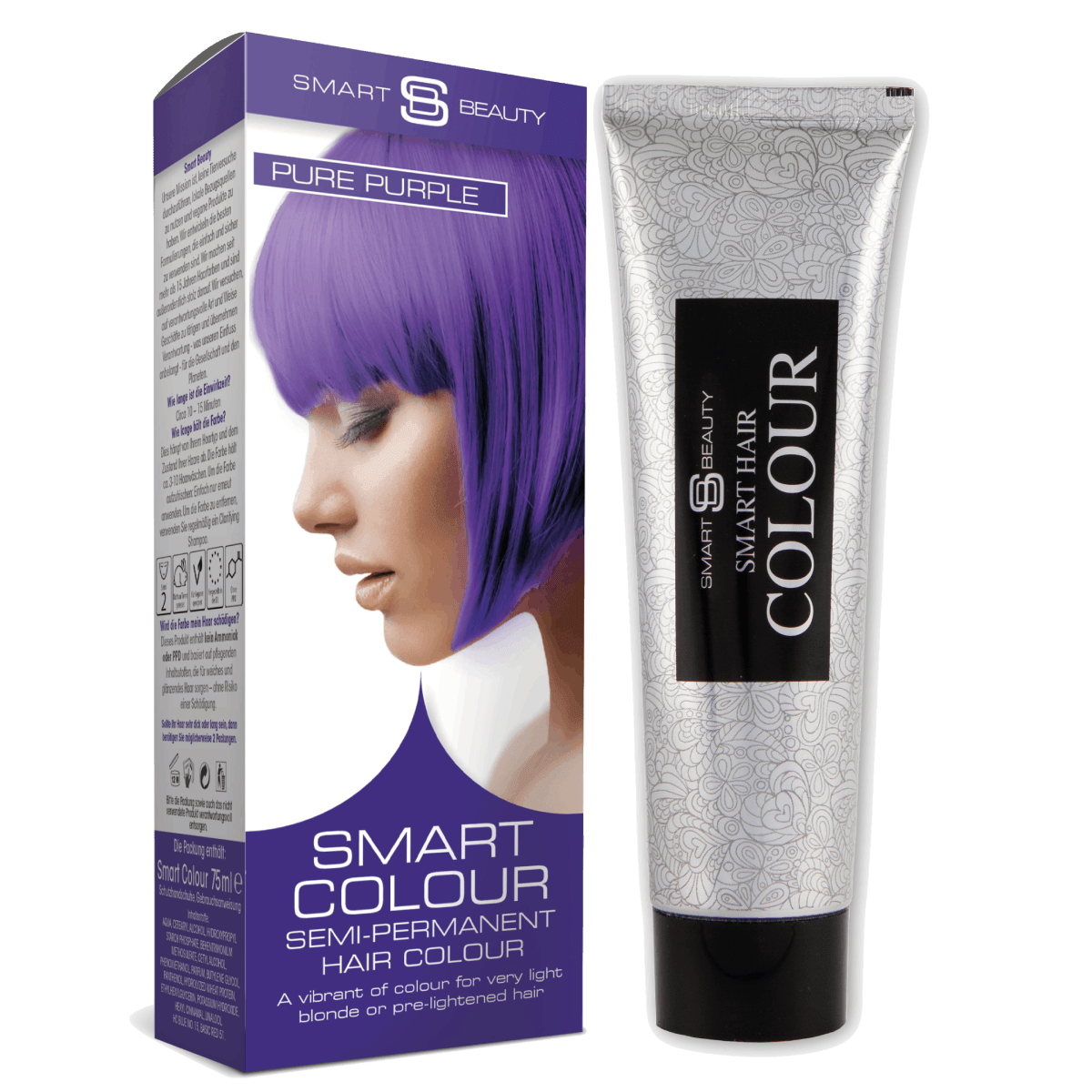 Pure Purple Hair Dye | Ammonia Free | Semi-Permanent