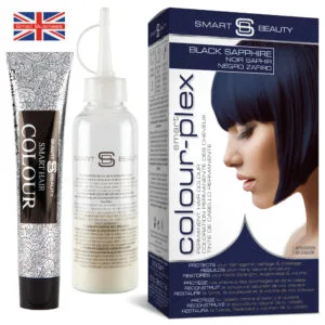 Black Sapphire Permanent Hair Color; blue black hair dye