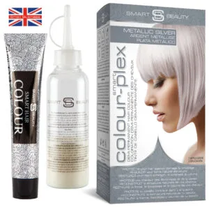 Metallic Silver Hair Dye demi-permanent smart beauty