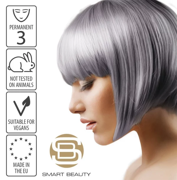 Metallic Graphite Grey Permanent Hair Dye