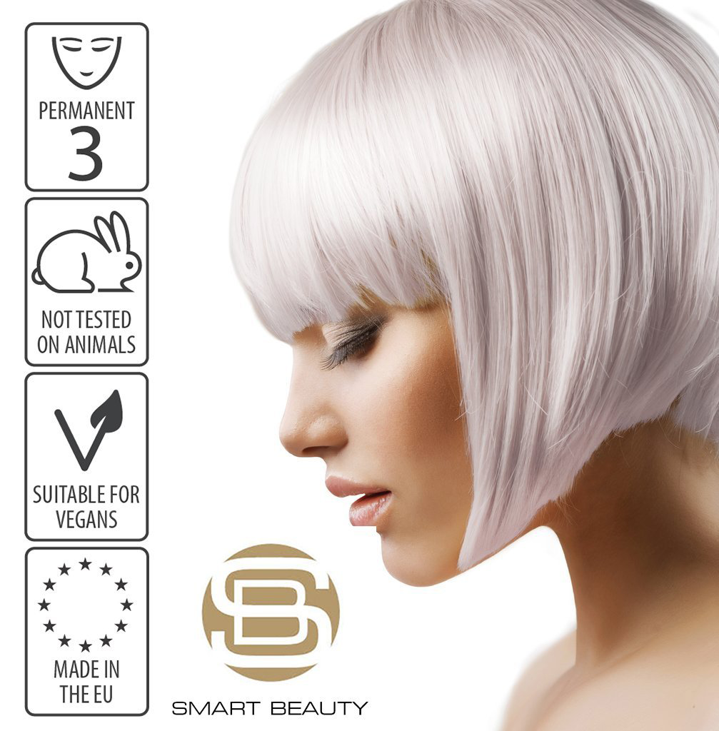 Metallic Silver Permanent Hair Dye