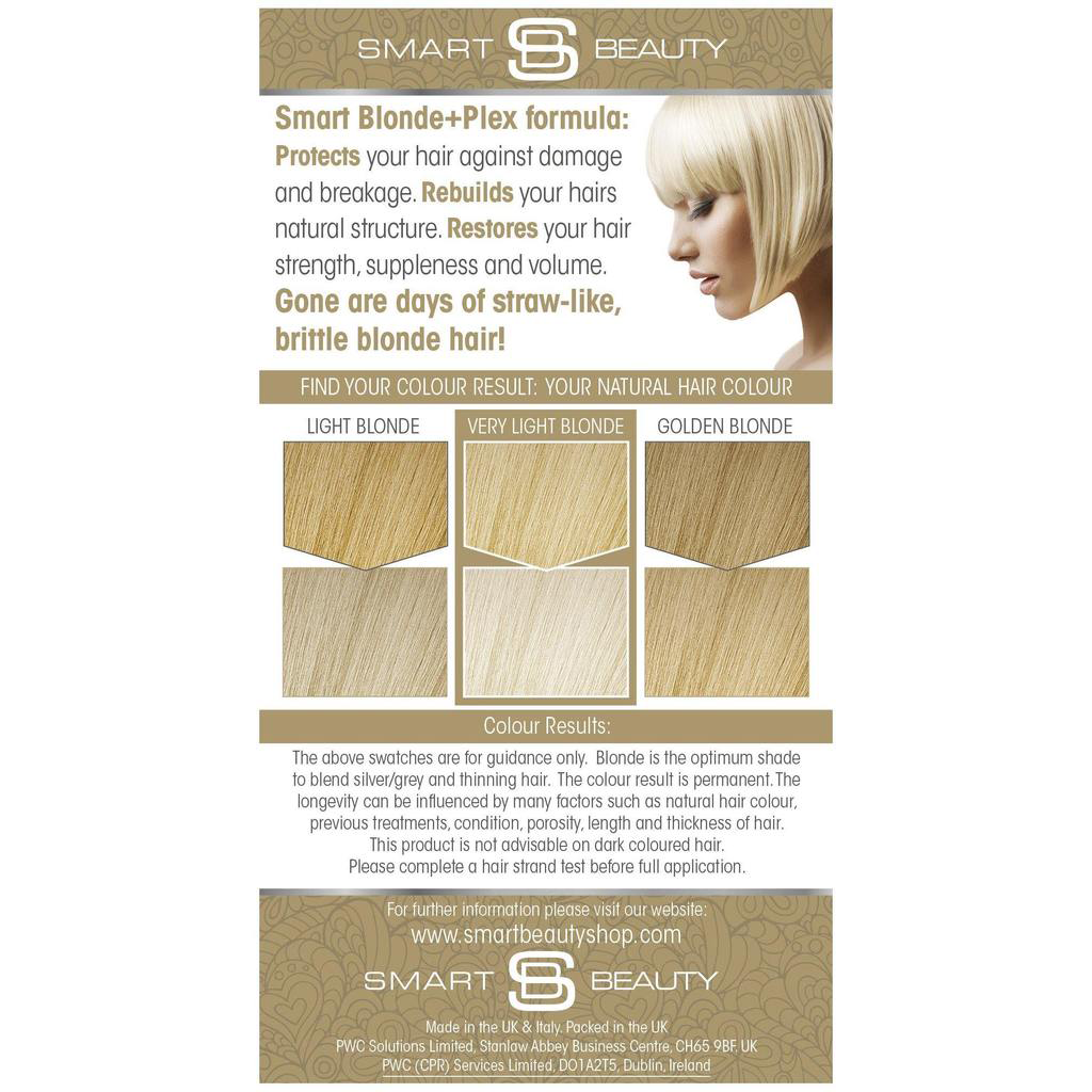 Creamy Blonde Hair Dye + Plex Anti-breakage Technology