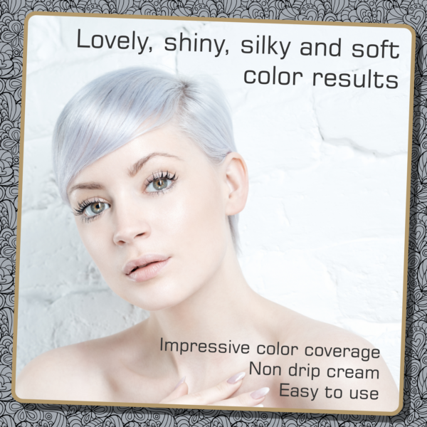 smart beauty metallic Silver permanent hair dye US