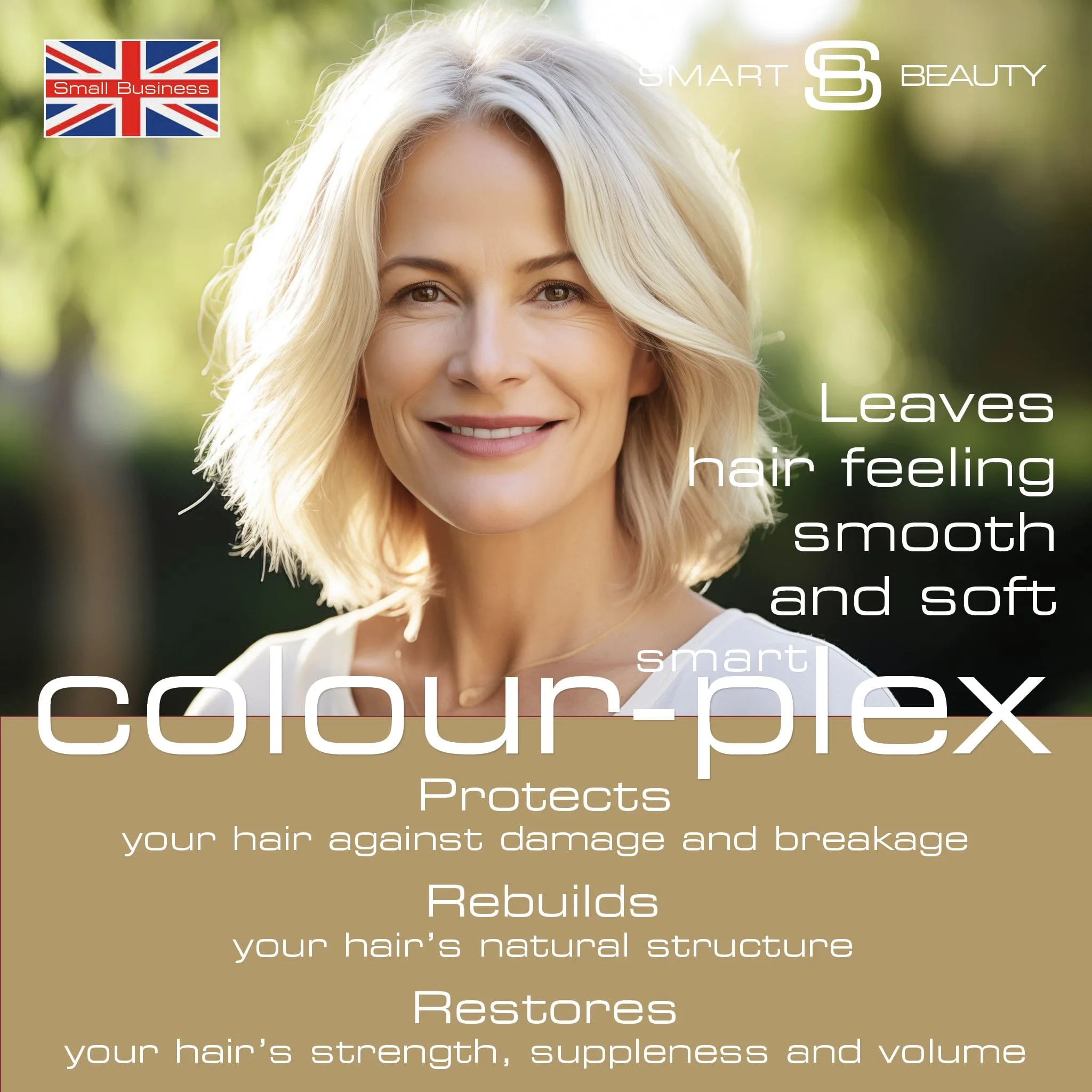 Platinum Blonde Hair Dye Permanent with added Plex anti Hair breakage technology, Vegan & Cruelty-Free | Smart Beauty - Image 3