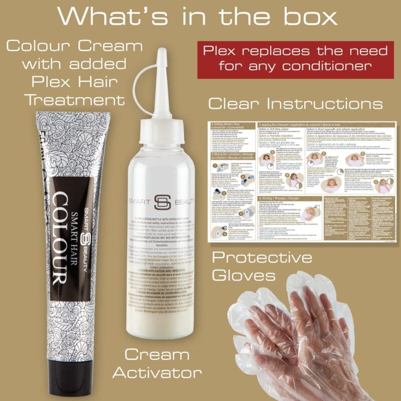 Platinum Blonde Hair Dye Permanent with added Plex anti Hair breakage technology, Vegan & Cruelty-Free | Smart Beauty - Image 7