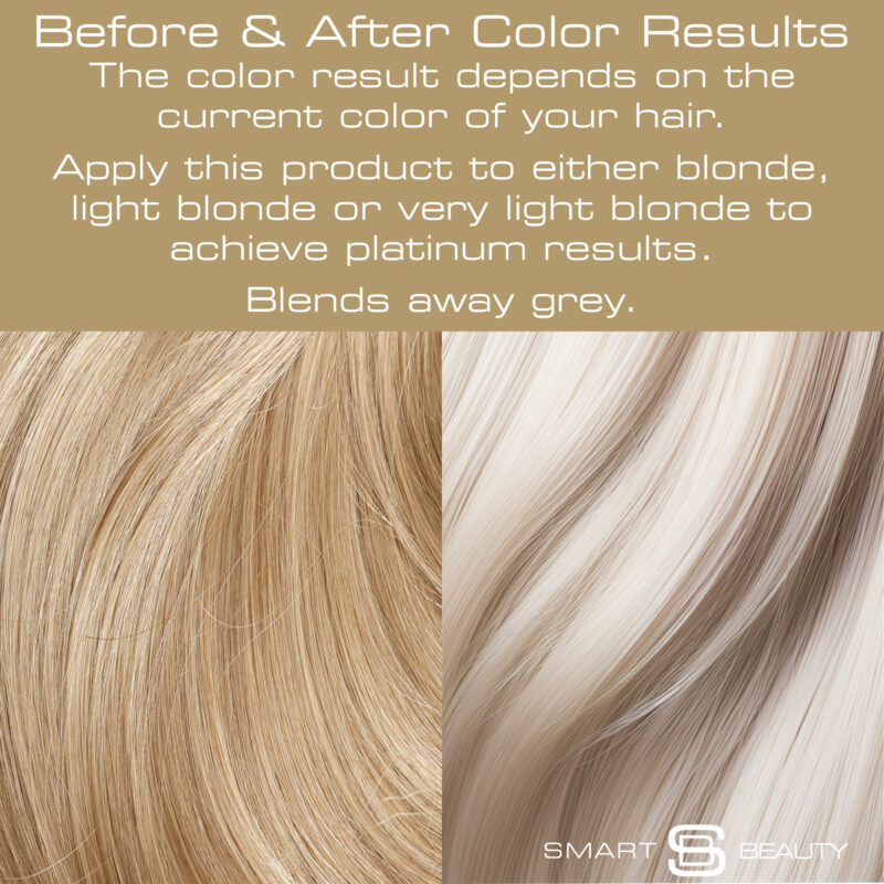 smart beauty platinum blonde hair dye