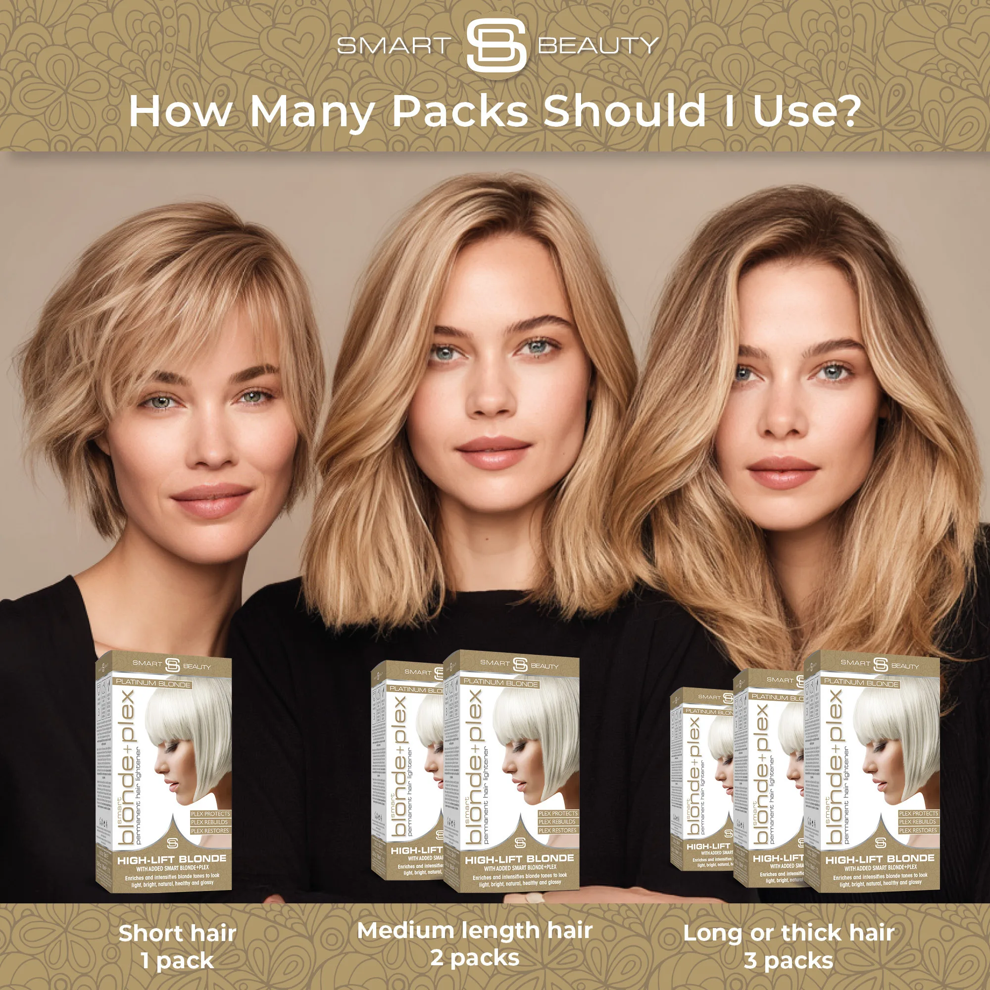 Platinum Blonde Hair Dye Permanent with added Plex anti Hair breakage technology, Vegan & Cruelty-Free | Smart Beauty - Image 10