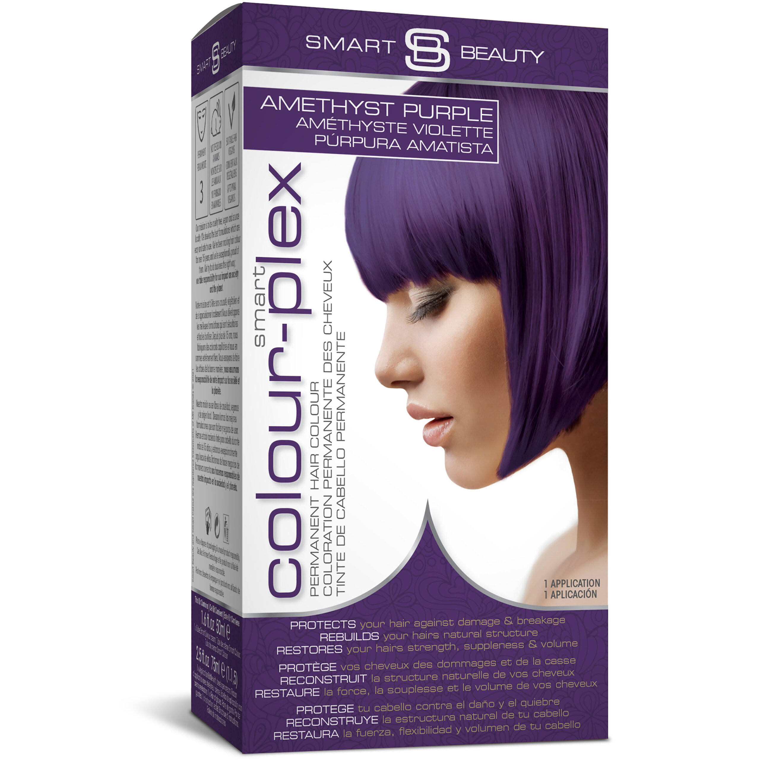 Amethyst Purple Hair Dye + Plex Anti-breakage Technology
