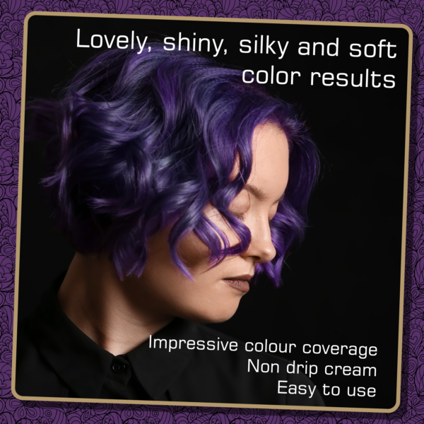 smart beauty amethyst purple permanent hair dye US