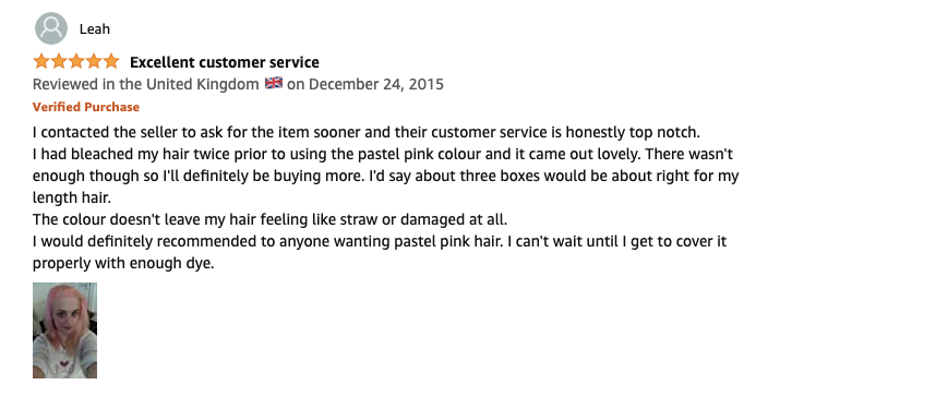 Pink Hair Review